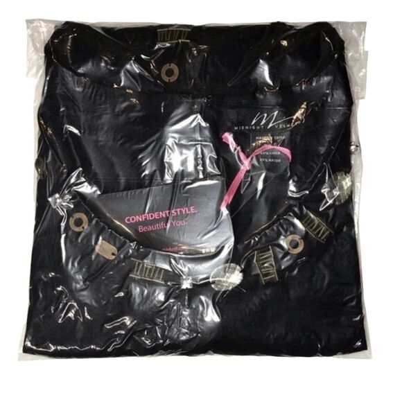 Sleeveless Linen Blend Southwestern Tunic Top Bronze Silver Neckline and Bodice - Picture 10 of 15